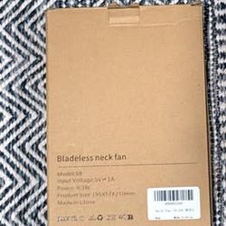 Bladeless Neck Fan S9 with LED Display — New, Sealed