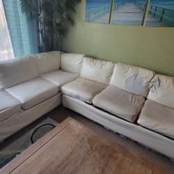 Free Sectional Faux Leather Sofa 