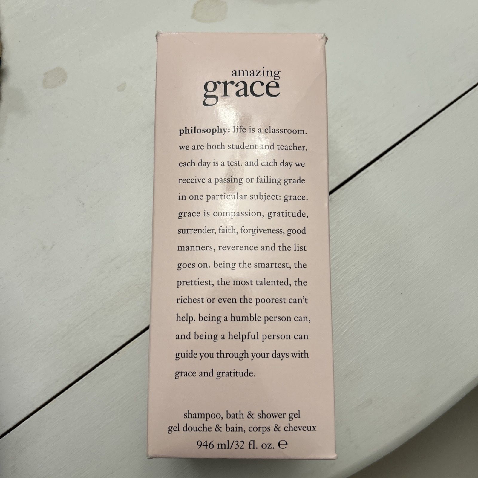 Philosophy Amazing Grace Shampoo bath shower gel 3 In 1 32 Oz Sealed