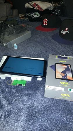 onn 8" Tablet Surf 32GB- Indigo Used With Box Like New 