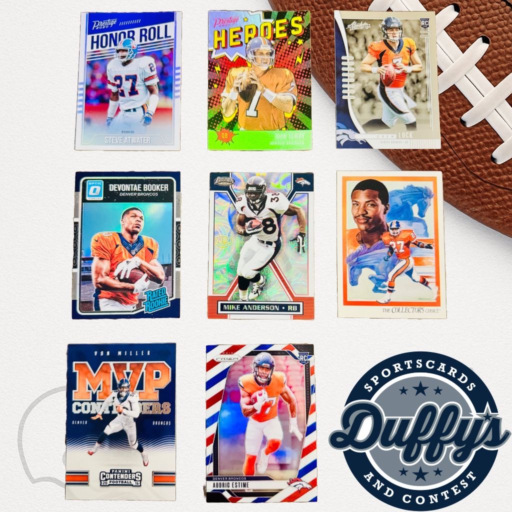 Denver Broncos Football Card Lot (84) π Elway, Von, Atwater, Terrell, Estime !