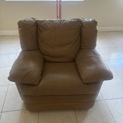 Leather Recliner Couch . Price Including Delivery 