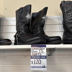 Harley Davidson boots size 13