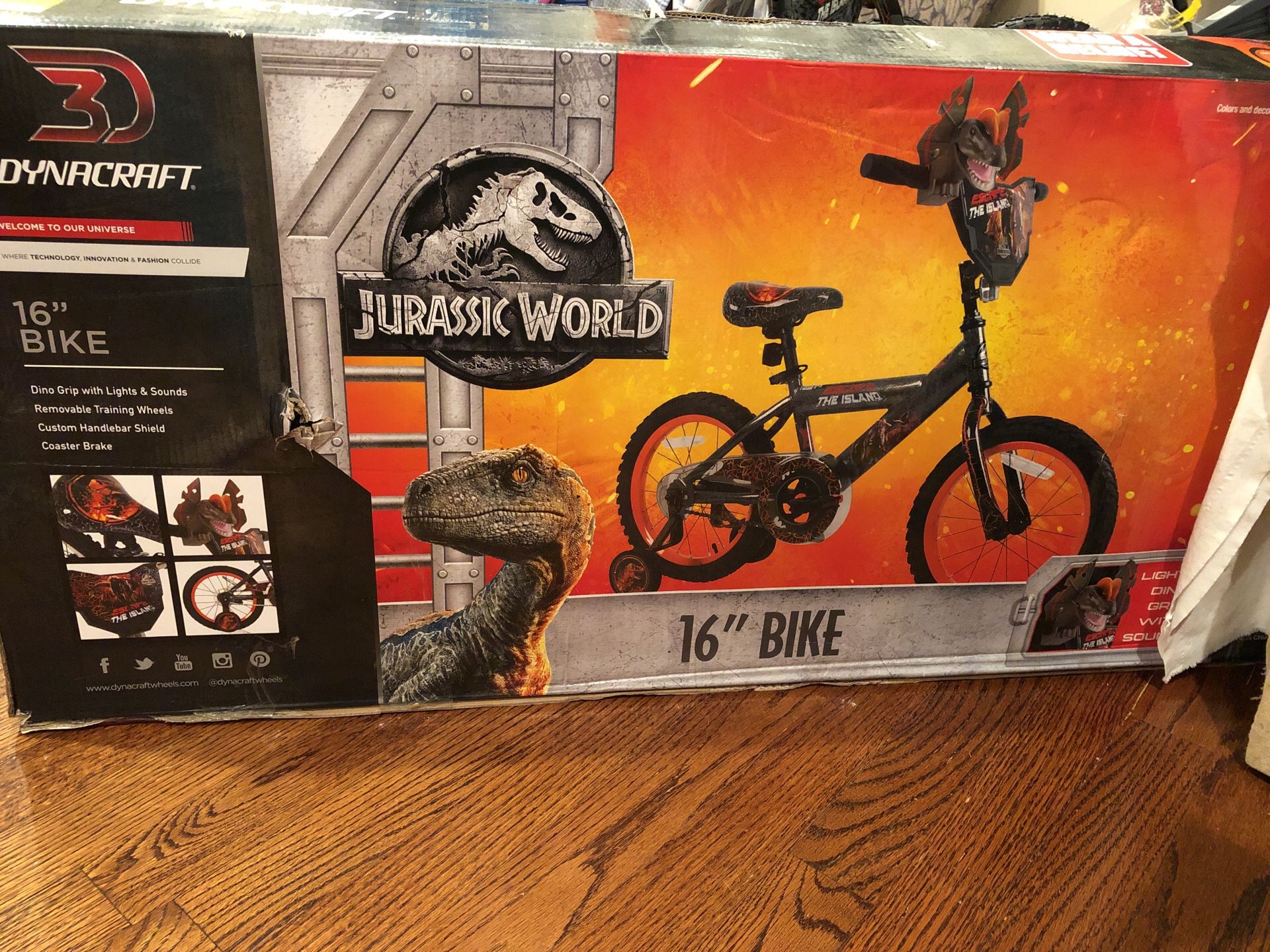 Jurassic world 16 sales bike