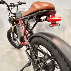 750 Watt Dual Battery Electric Ebike, 26ah Total Amp Batteries (Removable), 80 Mile Distance(short Seat)