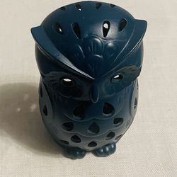 Owl Votive Tea Light Candle Holder Green Home Decor