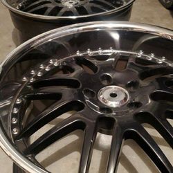 20 Inch Staggered Fit Rims (3 Rims Only)
