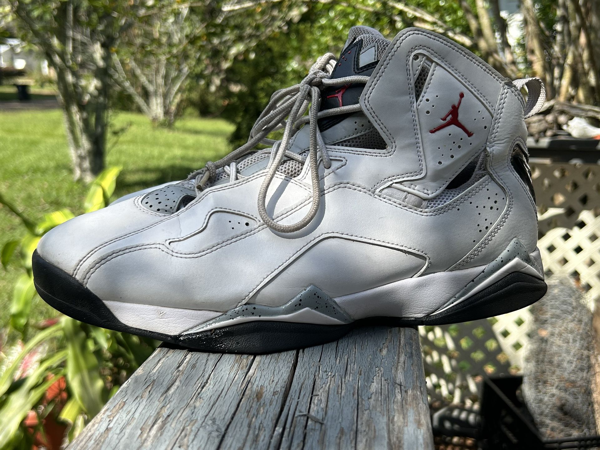 Air Jordan True Flight White Cement