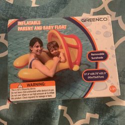 Inflatable Parent And Baby Float ( New)
