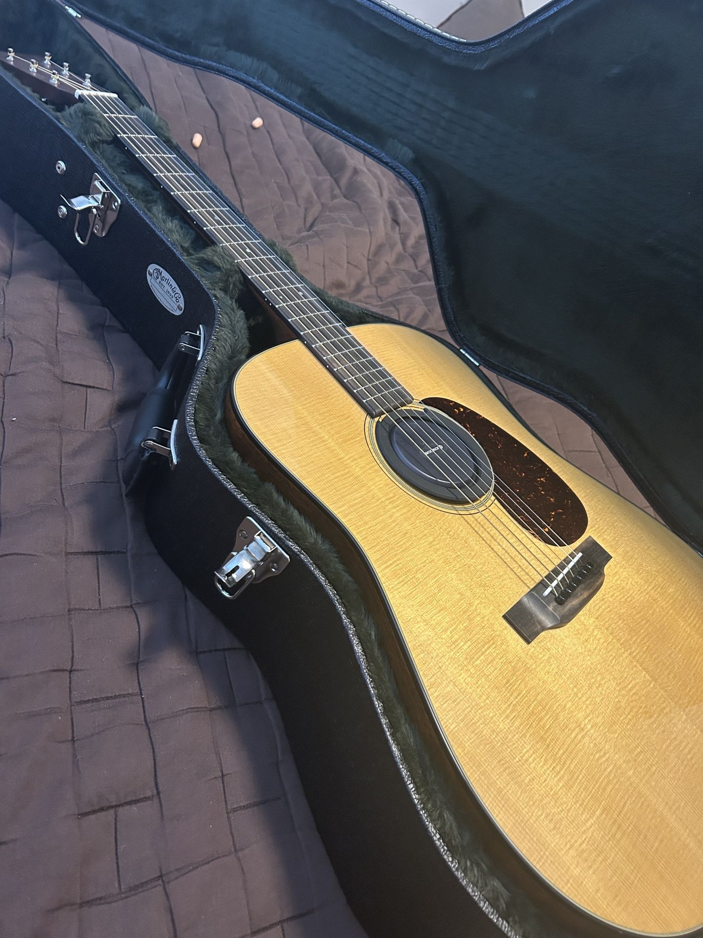 D18 Martin Guitar With Case