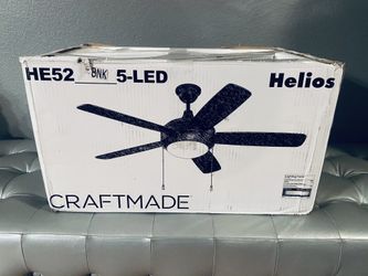 Helios 5-LED Ceiling Fan by Craftmade - HE52 - NEW!