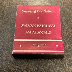 Vintage PA Railroad Matchbook 1940s