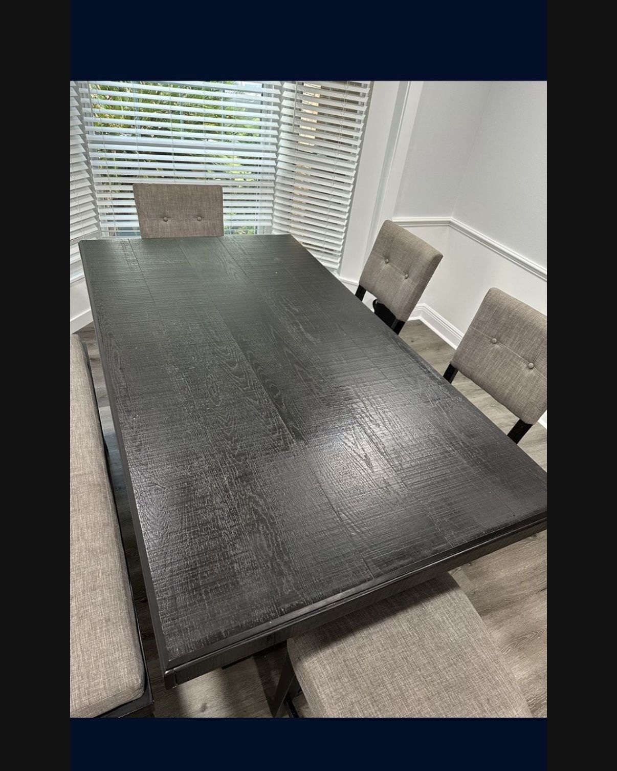 Dining Room Table With Bench