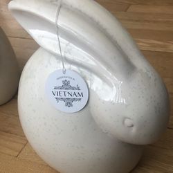 Large Ceramic Bunny