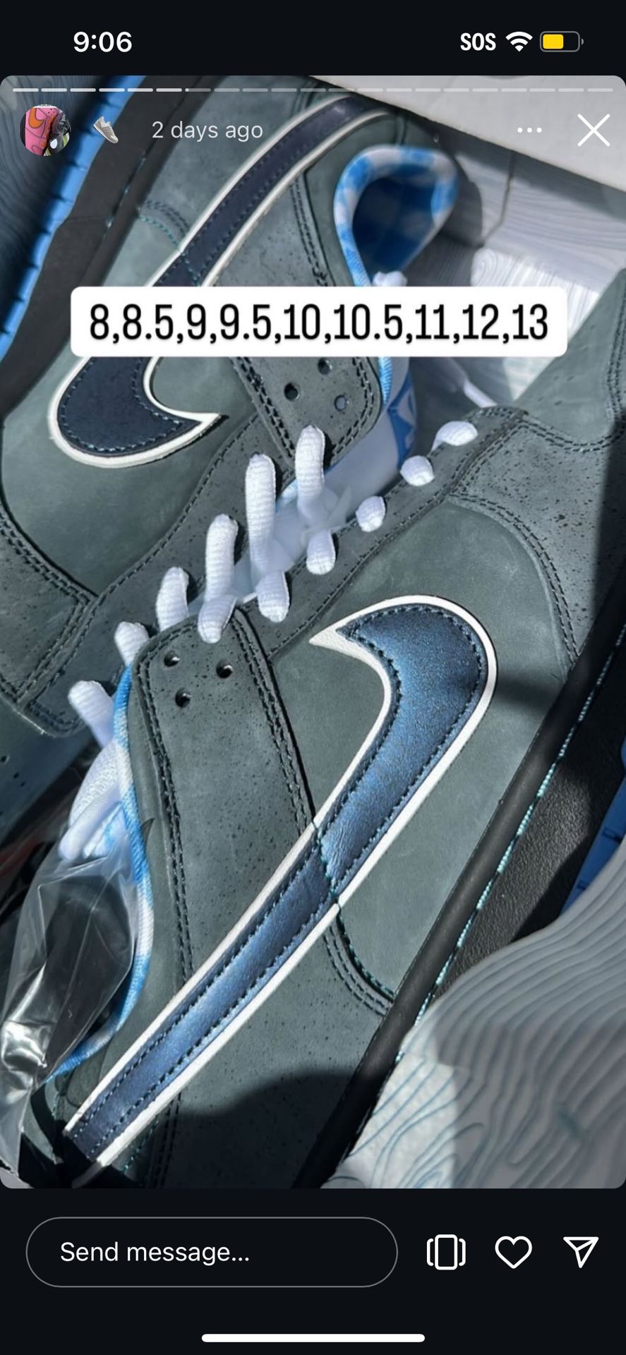 Blue Lobster Nike Sb Dunk
