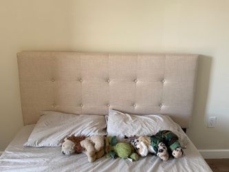 Queen size head frame and mattress