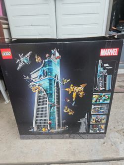 Lego Avengers Tower empty box