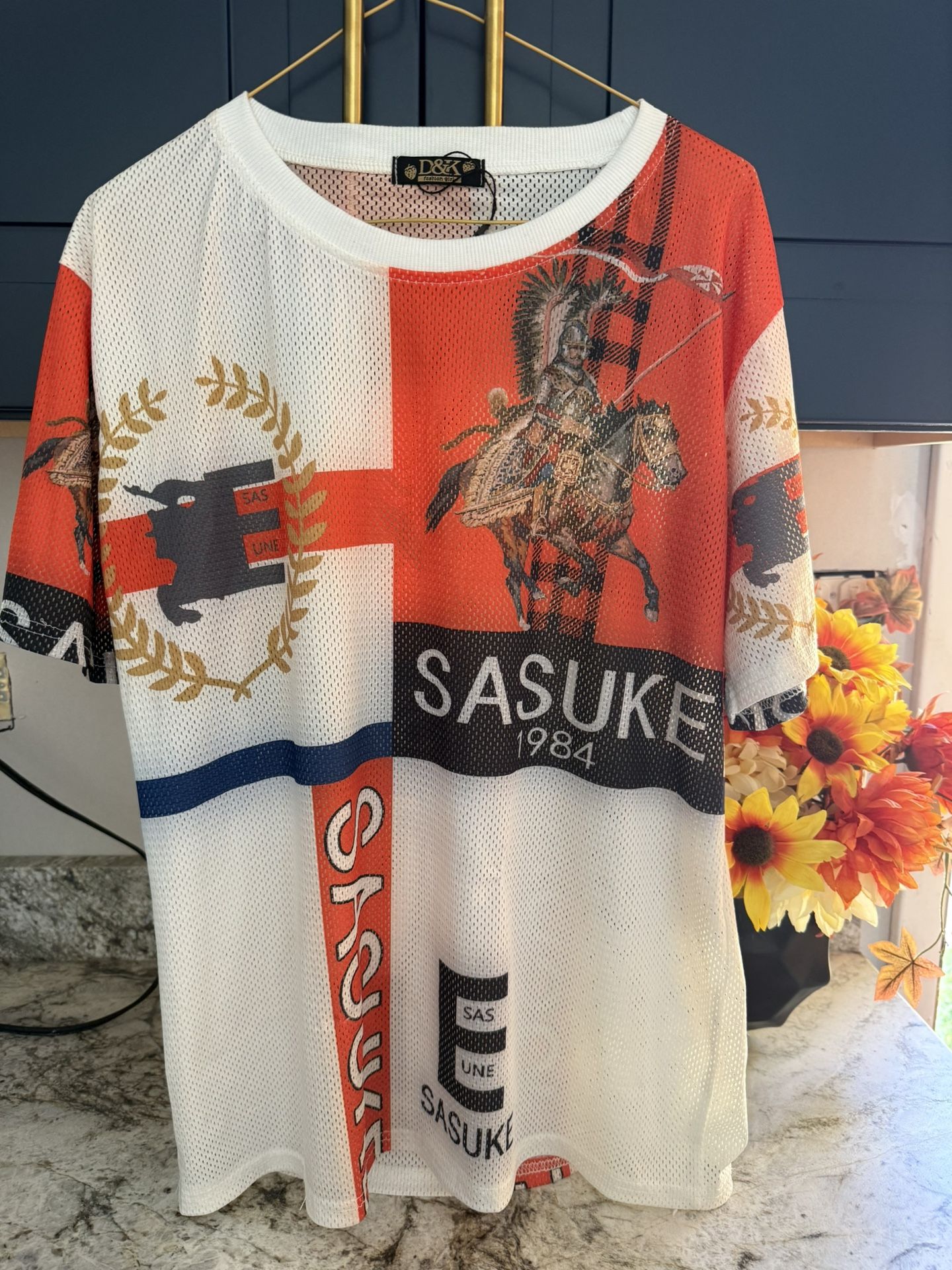 Sasuke 1984 Graphic Mesh T-Shirt M