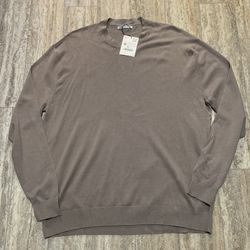 Zara Sand Crewneck Sweater brand new (Size: Medium)- $50