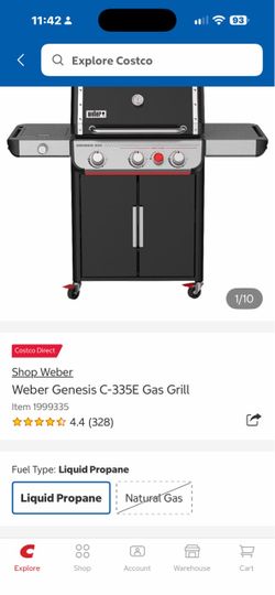 Weber Genesis C-335E Gas Grill.
