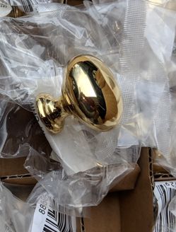 Brass drawer knobs