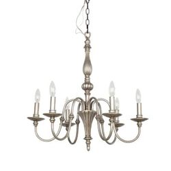 Chandelier - Antique Silver Traditional by Portfolio