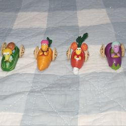 Vintage 1988 Fraggle Rock McDonald's Happy Meal set of 4