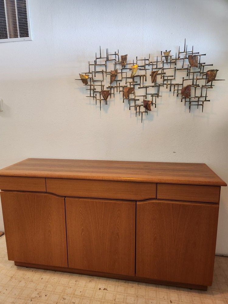 Danish Teak Credenza By Skovby