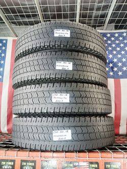 ✅ 4 Used Tires LT235/80R18 MICHELIN PRIMACY XC LOAD E 235 80 18