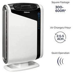 Fellowes AeraMax 300 Air Purifier – Large Room HEPA + Carbon Filter