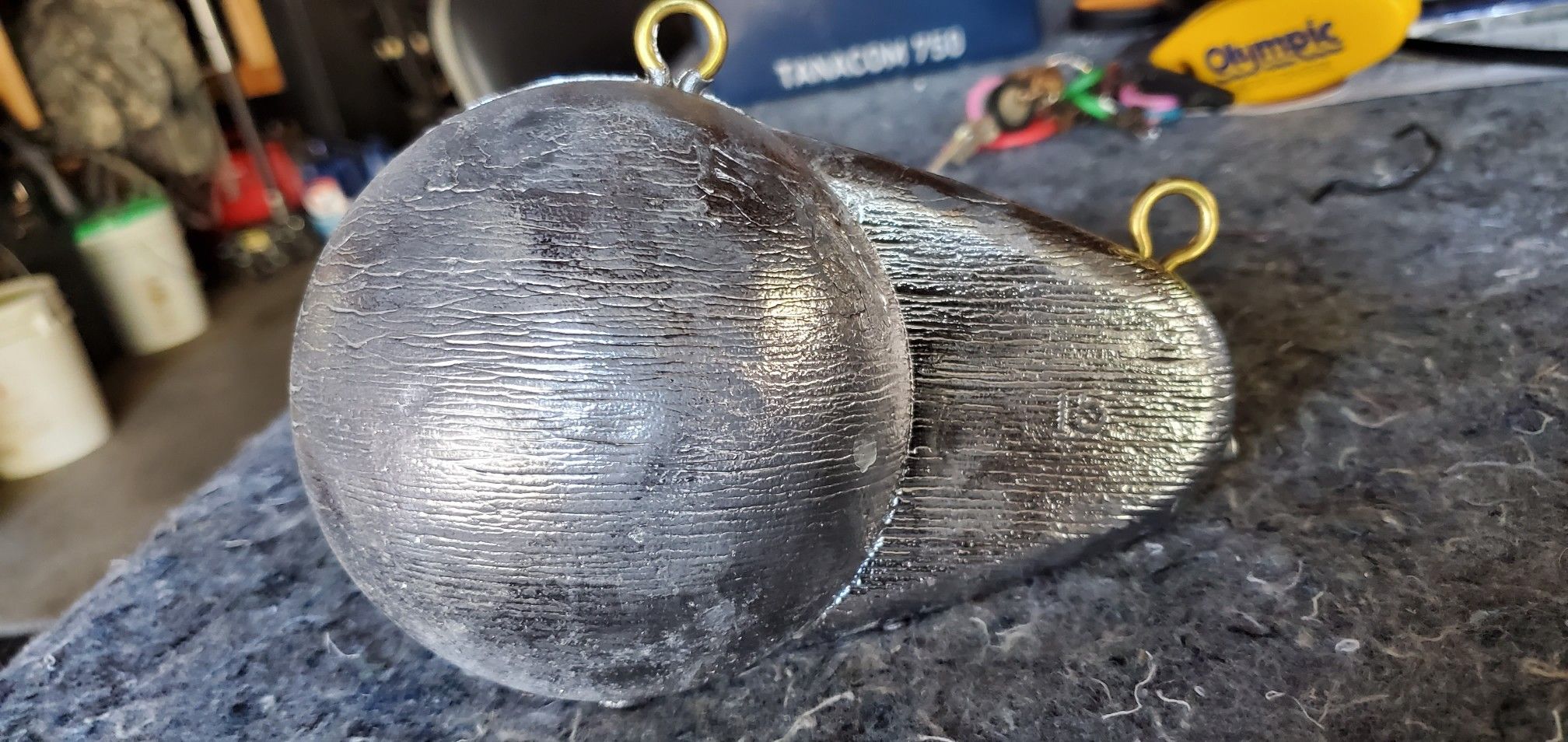 Downrigger balls, Cannonball fishing weights, Flutter/Pipe jigs, Crab