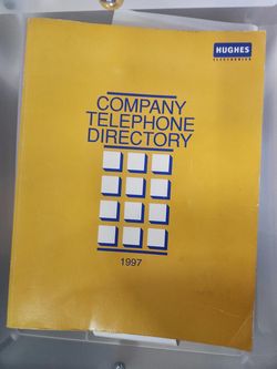 1997 Hughes Electronics Company Telephone Directory - Vintage Collectible