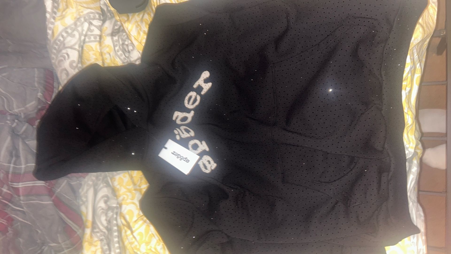 black vvs sp5der hoodie