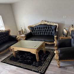 Sofa Set With Coffee Table 