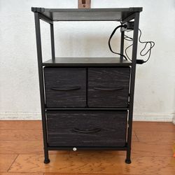 Ikea Night Stand W/ LED And USB Ports