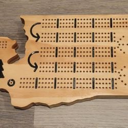 PNW Cribbage Board 