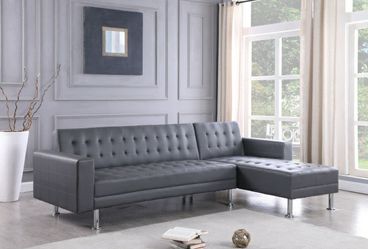 New Grey futon Sectional Sofa