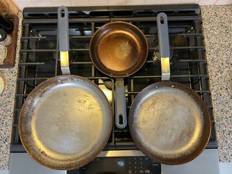 Meissen Carbon Steel Pan Set - 3 Sizes