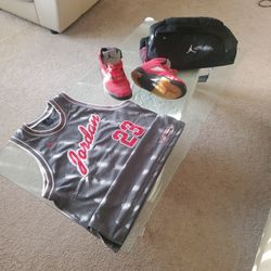 Michael Jordan Jersey,  Shoes and Bag