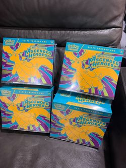 $ 160 each Pokémon Mega Evolution Ascended Heroes Elite Trainer Box x4