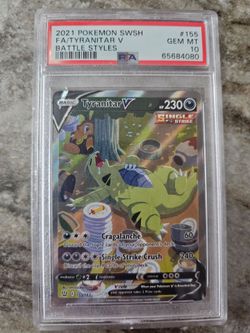 PSA 10 Tyranitar V 155/163 Battle Styles Alt Art Pokemon