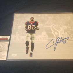 Houston Texans Andre Johnson Autographed 11x14 Pictures. 100 Each
