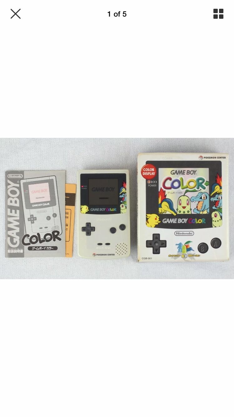 Gameboy Color Limited Pokémon Center Edition Japan Exclusive (Very Good Condition!)