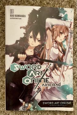 Sword Art online Volume 1 Light Novel Book
