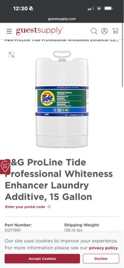 Tide whiteness enhancer