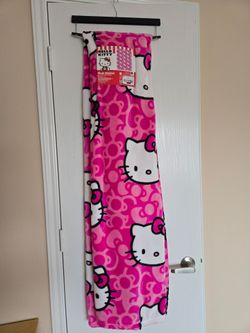 HELLO KITTY Hot Pink BOW BLANKET