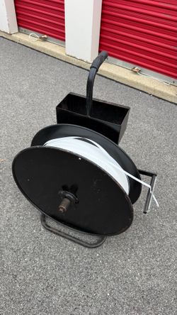 Heavy Duty Strapping Dispenser Cart with Poly Strapping Roll