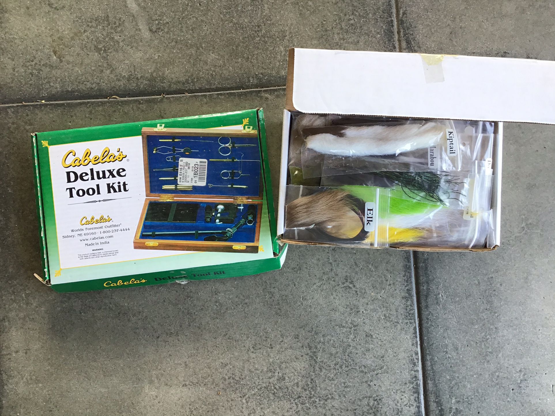 Fly Tying Bench Tool Kit And Materials Brand New for Sale in