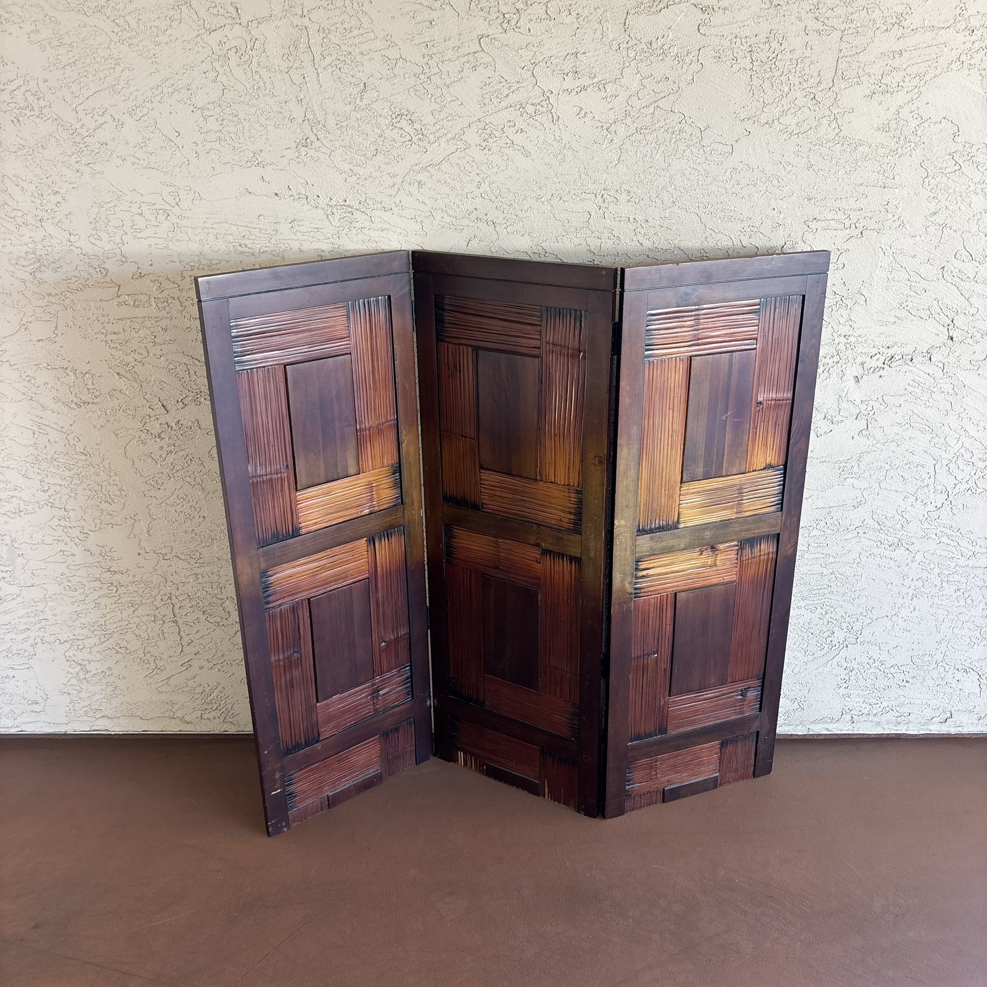 One Solid Wood Room Divider