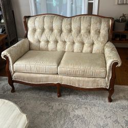 "Vintage Two Seater Sofa"